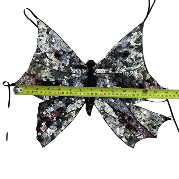 Y2k beaded tones sequin butterfly - Picture 6 of 7